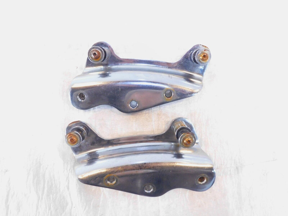 Harley Davidson Road King & Street Glide Chrome Detachable Sissybar Mount Plates - C3 Cycle