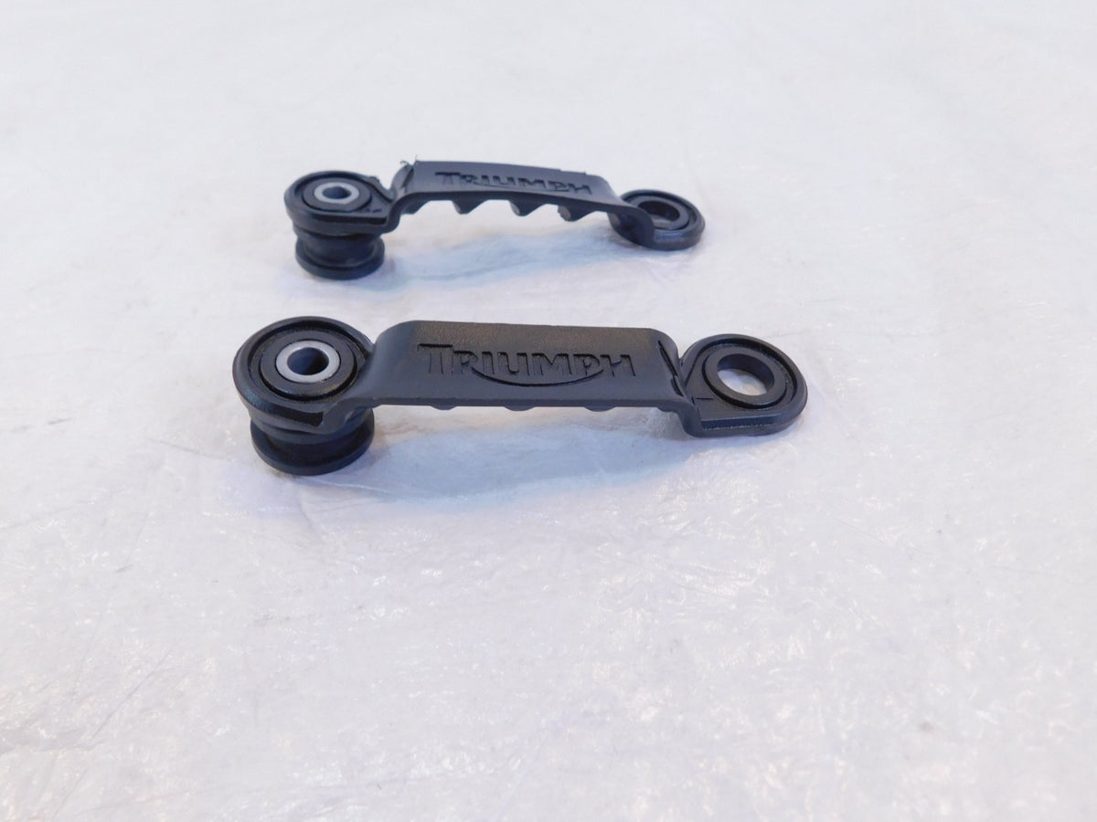 2013-2016 Triumph Street Triple 675 & 675 R Black Front Cable Guide Guides - C3 Cycle
