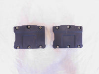 Harley Davidson Touring Dyna & Softail Black Wrinkle Cylinder Head Rocker Boxes - C3 Cycle