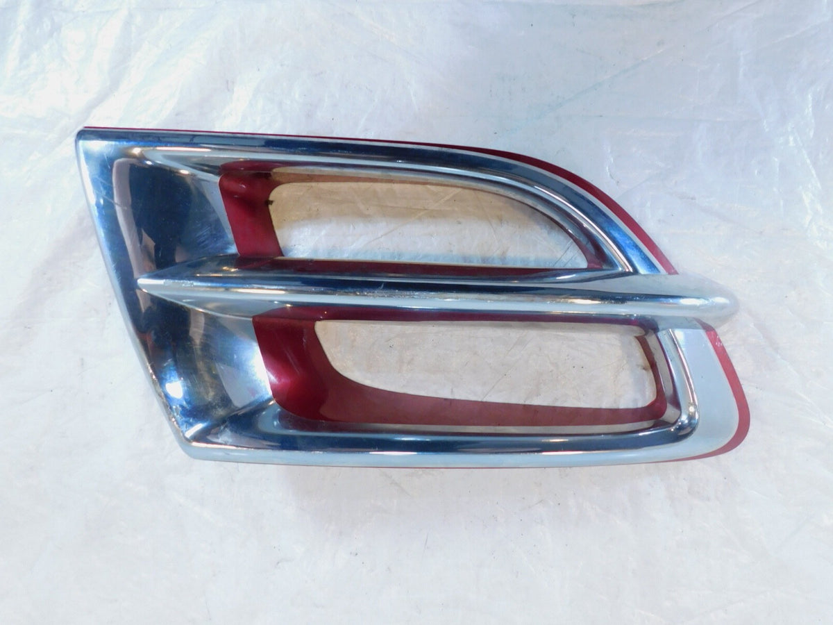 2001-2010 Honda GL1800 Goldwing Chrome/Red Left Louver Fairing Cowling Plastic - C3 Cycle