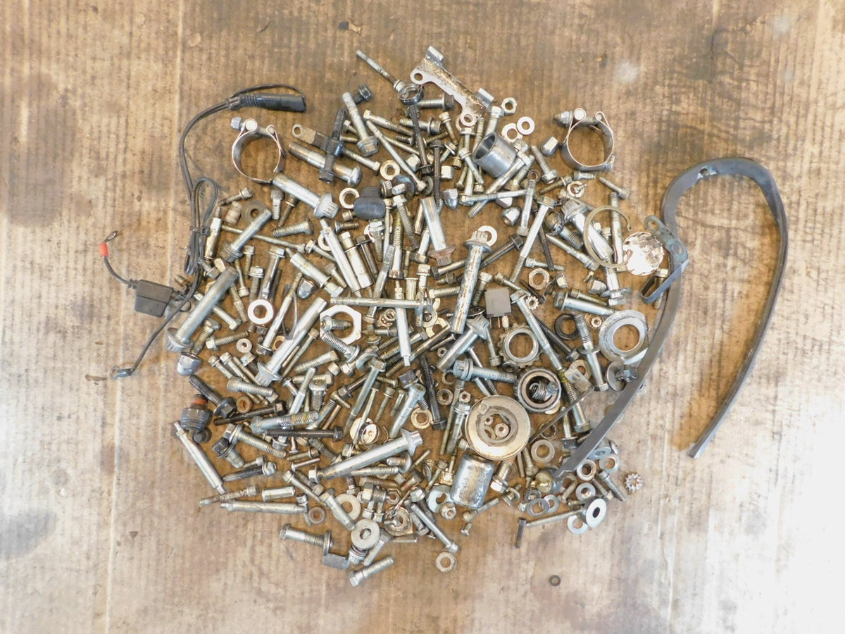 2003 Harley Davidson Dyna Wide Glide FXDWG Engine Nut Bolt Bracket Parts Box Lot - C3 Cycle