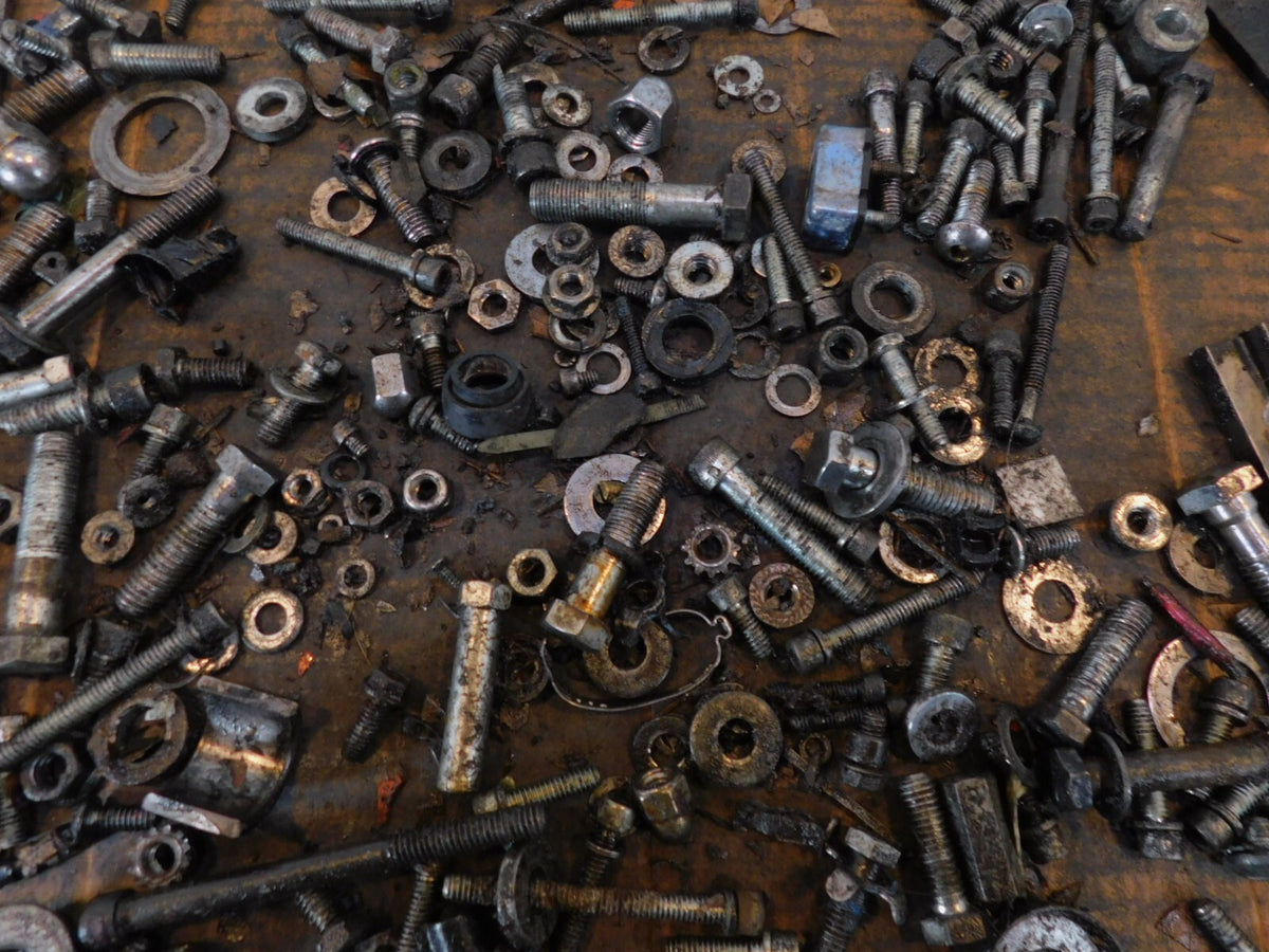 98 Harley Davidson Dyna Wide Glide FXDWG Engine Nut Bolt Brackets Parts Box Lot - C3 Cycle