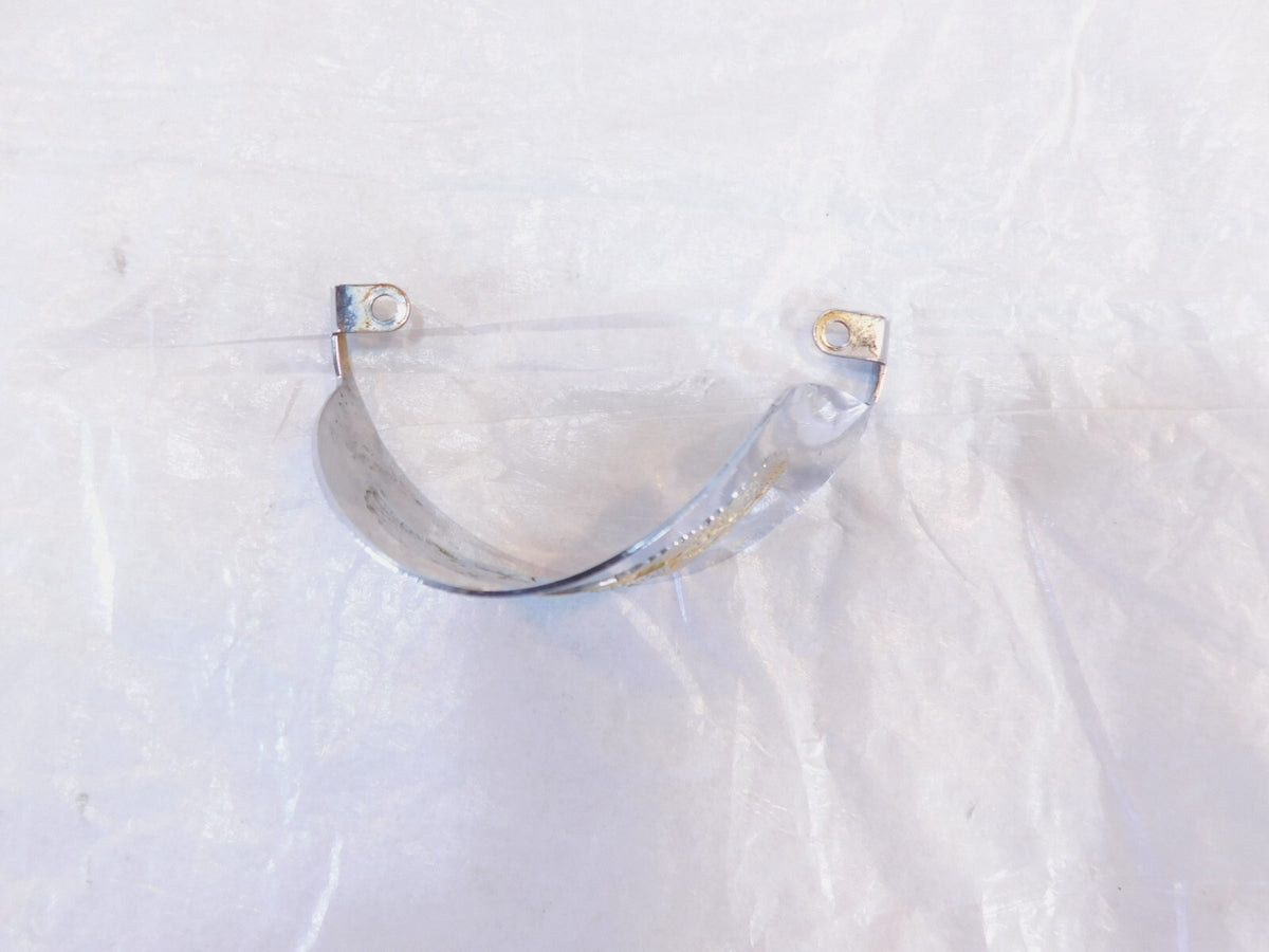 Harley Softail & Touring Front or Rear Chrome Turn Signal Indicator Visor - BENT - C3 Cycle