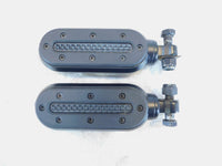 Harley Davidson Touring FXR Dyna Sportster & Softail Black Footpegs Footrests - C3 Cycle