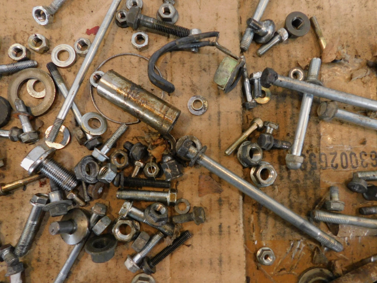 1997 97 Honda Nighthawk 250 CB250 Hardware Nuts Bolts & Brackets Parts Box Lot - C3 Cycle