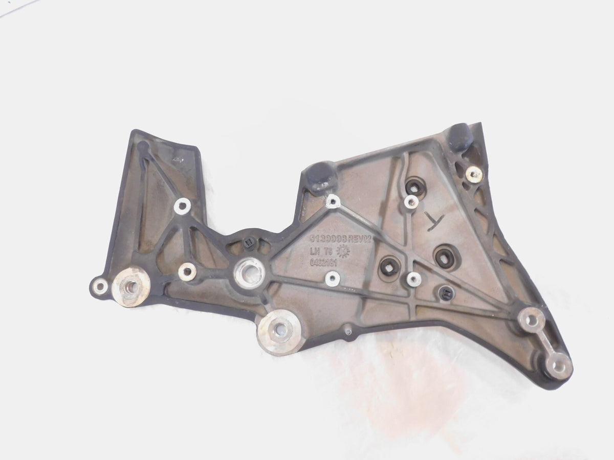 2017 17 Victory Octane Black Mid Left Side Frame Wall Plate Bracket Mount - C3 Cycle