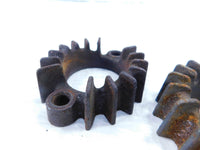 1976 76 Moto Guzzi Convert I V1000 Engine Exhaust Header Pipe Mount Nut Flanges - C3 Cycle