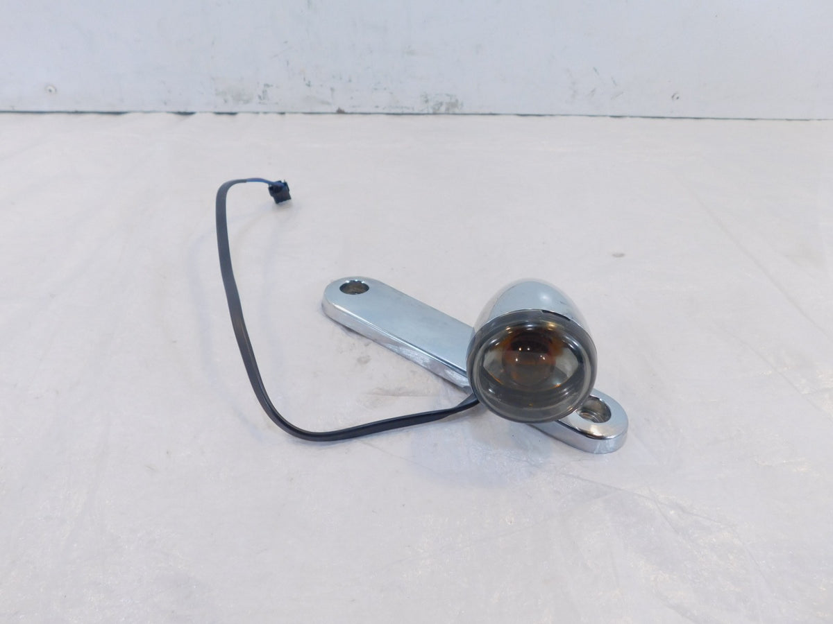Harley Davidson Touring FLHX Street Glide Front Left Turn Signal & Mount Bracket - C3 Cycle