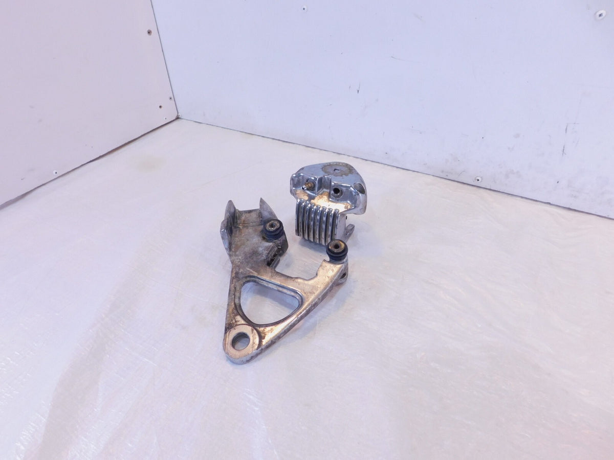 Harley Davidson Sportster 883 & 1100 Chrome Rear Brake Disc Caliper with Bracket - C3 Cycle