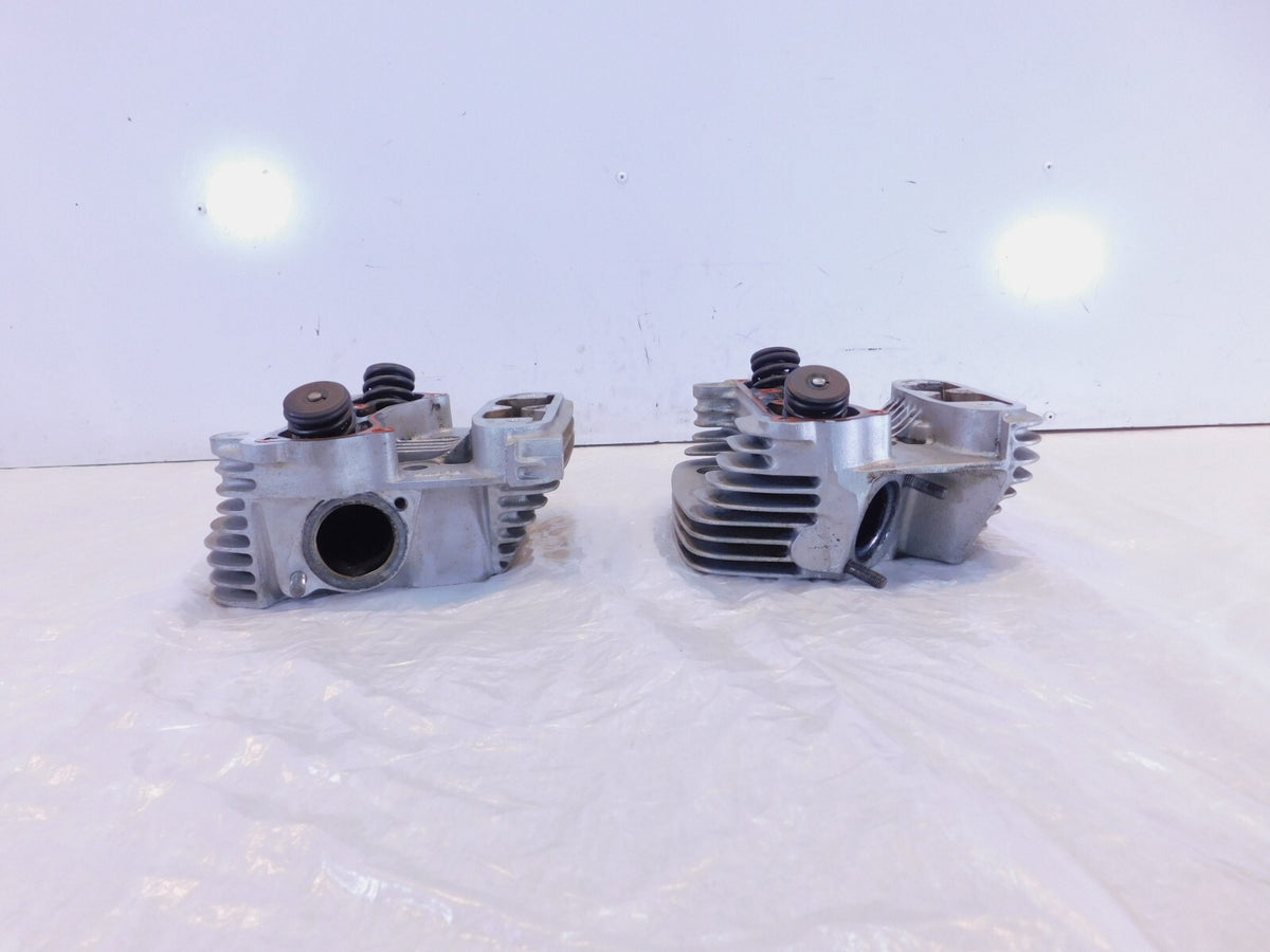 Harley Davidson Sportster 883 Hugger & Custom Silver Cylinder Heads w/ Valves - C3 Cycle