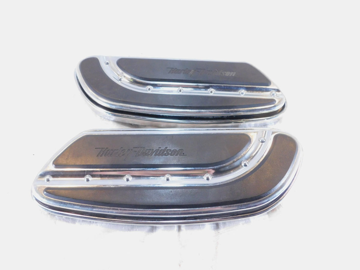 Harley CVO Road King Custom Street Glide Left & Right Footboard Floorboards - C3 Cycle