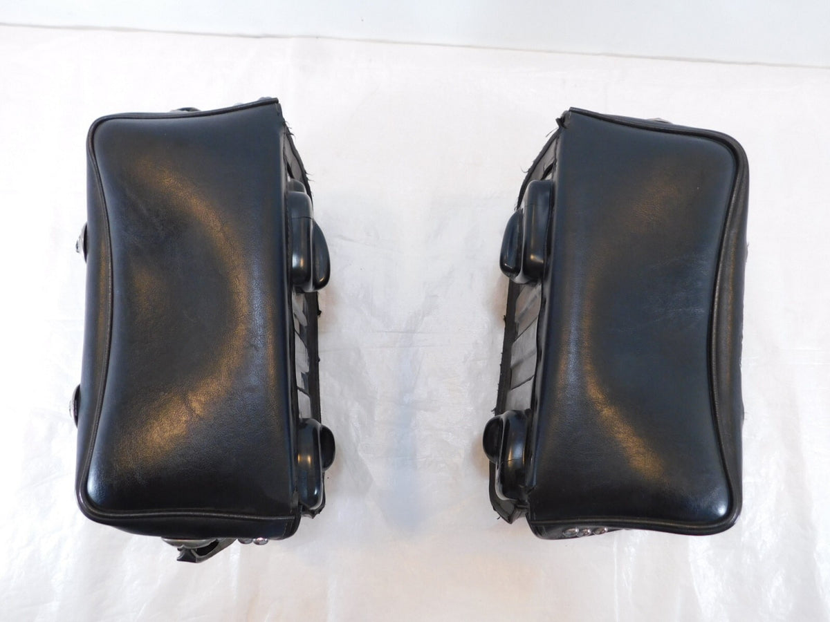 2001 01 Yamaha V-Star 650 Classic Saddlemen Rear Left/Right Luggage Saddlebags
