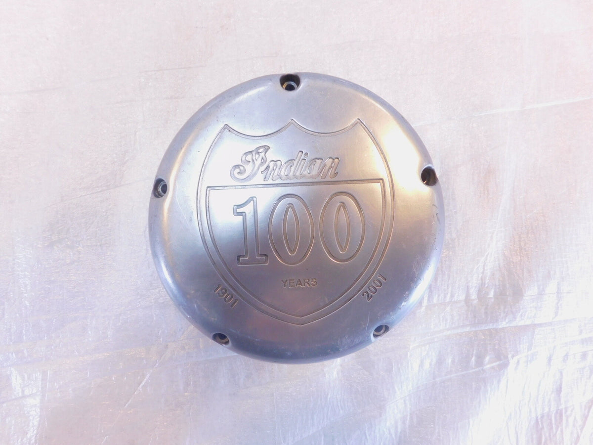 01 Indian Gilroy Wet Clutch Scout Front Clutch Primary 100 Year Inspection Cover