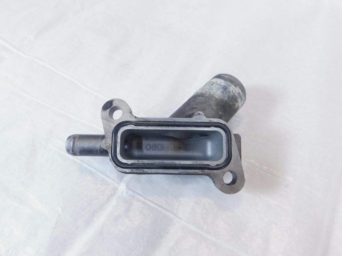 2006-11 Kawasaki Ninja ZX14 ZX1400 Radiator Water Coolant Pipe Neck On Cylinder - C3 Cycle