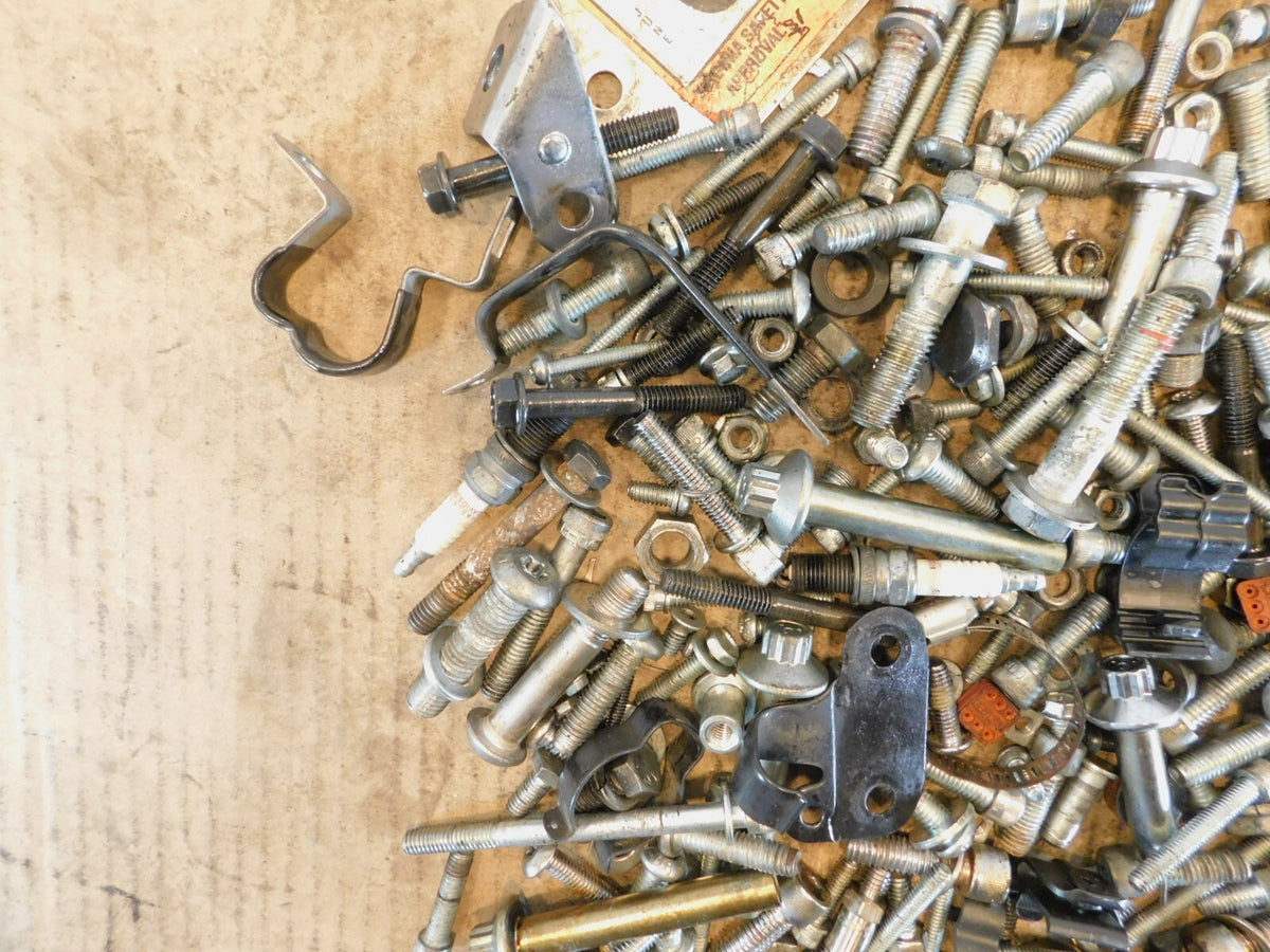 07 Harley Davidson Sportster XL1200C Custom Nuts Bolts Brackets Parts Box Lot - C3 Cycle