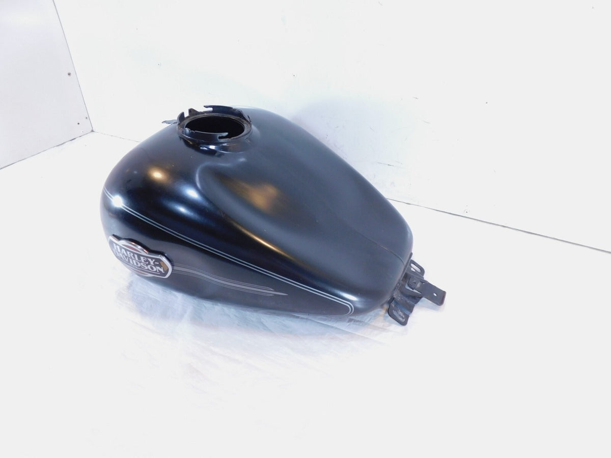 Harley Davidson Road Street & Electra Glide Black Fuel Gas Petrol Tank -Dent - C3 Cycle