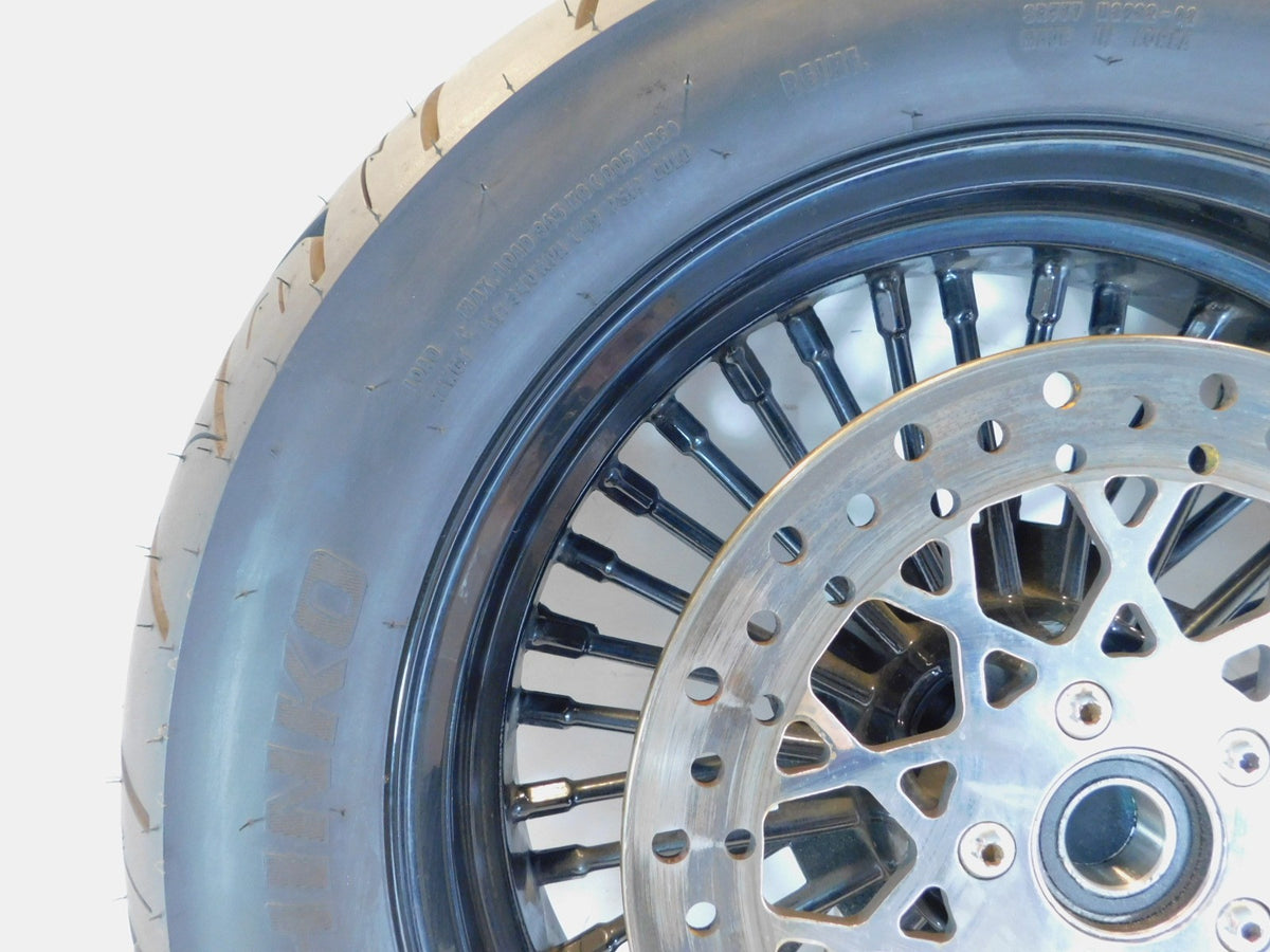 2003-2005 Harley Davidson Softail Night Train Black Laced Rear Wheel Rim - C3 Cycle