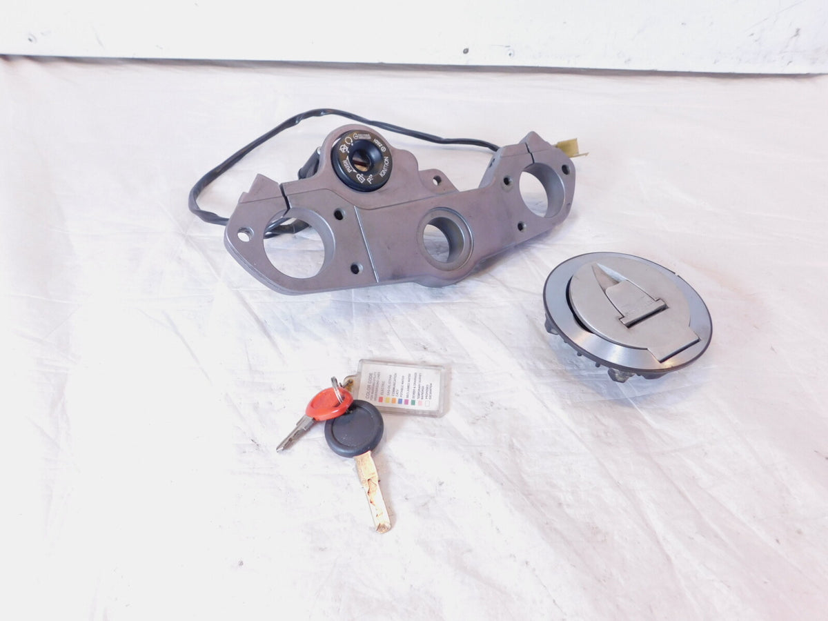 Moto Guzzi Norge GT Breva 1100 1200 Ignition Key Switch Steering Lock Gas Cap - C3 Cycle