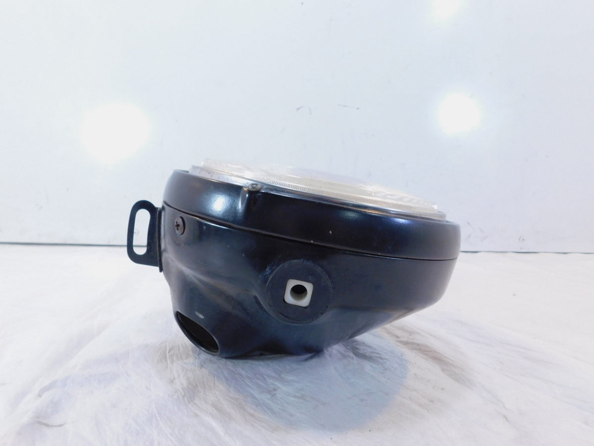 1983 Yamaha XJ750 Maxim Black Front Headlight Headlamp w/ Housing Shell Bucket - C3 Cycle