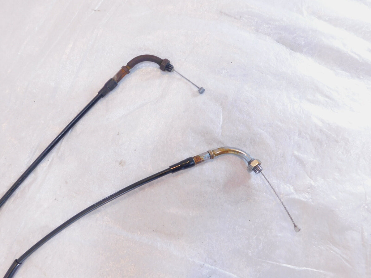 Honda CB550 CB550K & Hondamatic CB750 Handlebar Push/Pull Throttle Cable Lines - C3 Cycle