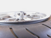 Aprilia Mana 850 GT & Shiver 750 SL750 Silver Front Wheel Rim Tire 854791 - Bent - C3 Cycle