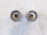 Harley Davidson Sportster 883 & 1200 Chrome Rear Shock Absorber Top Bolt Covers - C3 Cycle