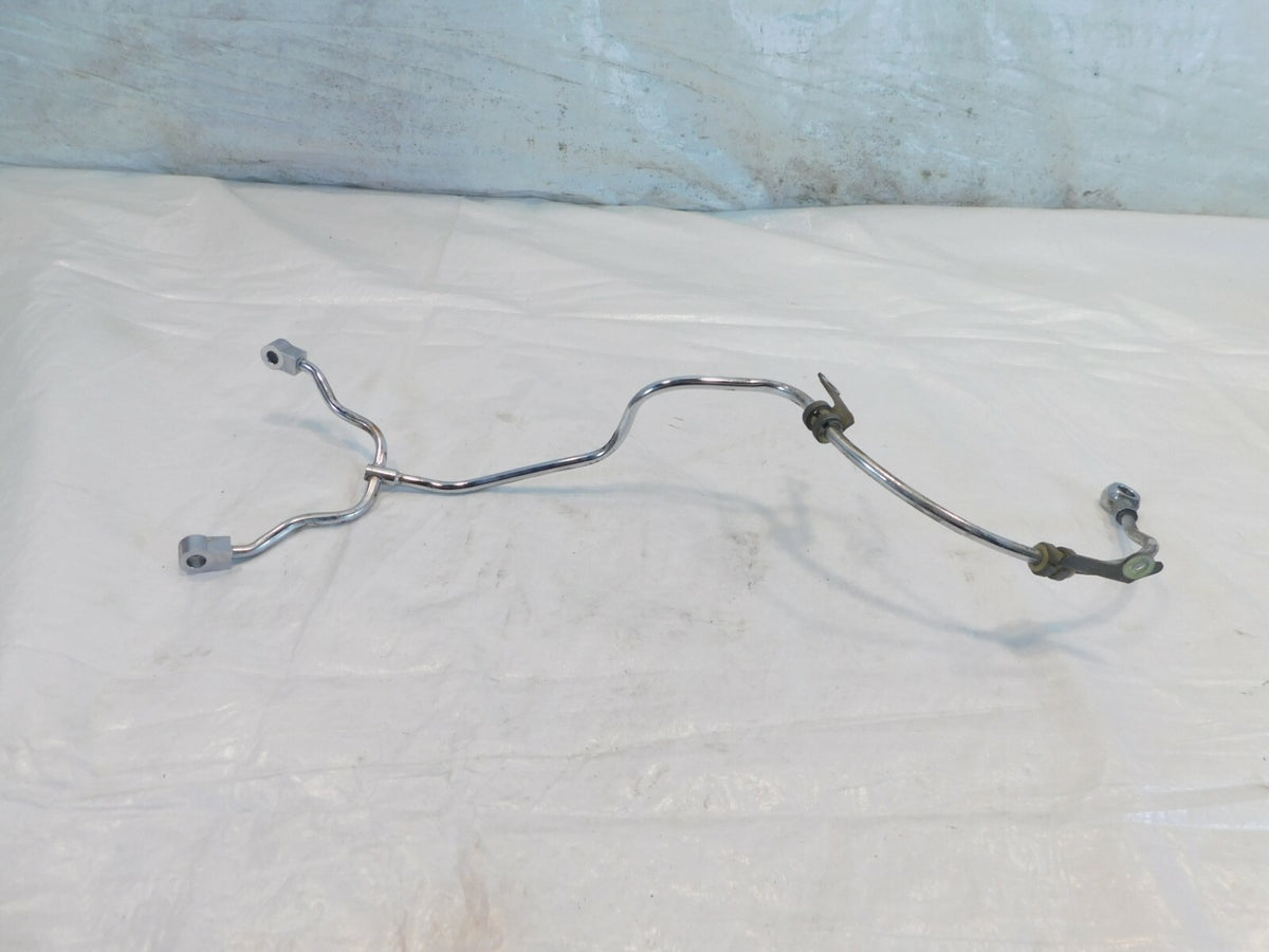 1989-1998 Honda PC800 Pacific Coast 800 Front Cylinder Head Oil Feed Line Pipe - C3 Cycle