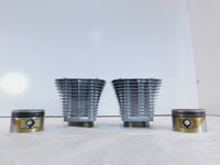 Harley Davidson Electra Glide FXR Softail Silver Front Rear Cylinders & Pistons - C3 Cycle