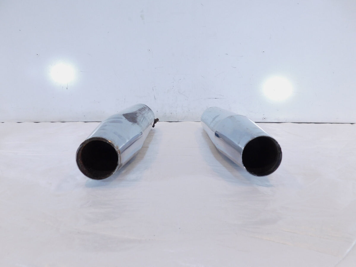 Harley Davidson Sportster 883 & 1200 Chrome Exhaust Header Pipe Mufflers - C3 Cycle