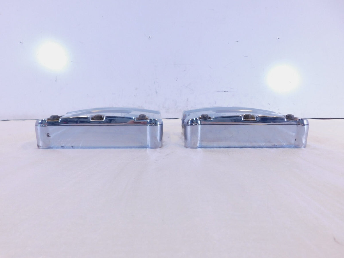 Harley Davidson Touring Dyna & Softail Chrome Cylinder Head Rocker Boxes - C3 Cycle