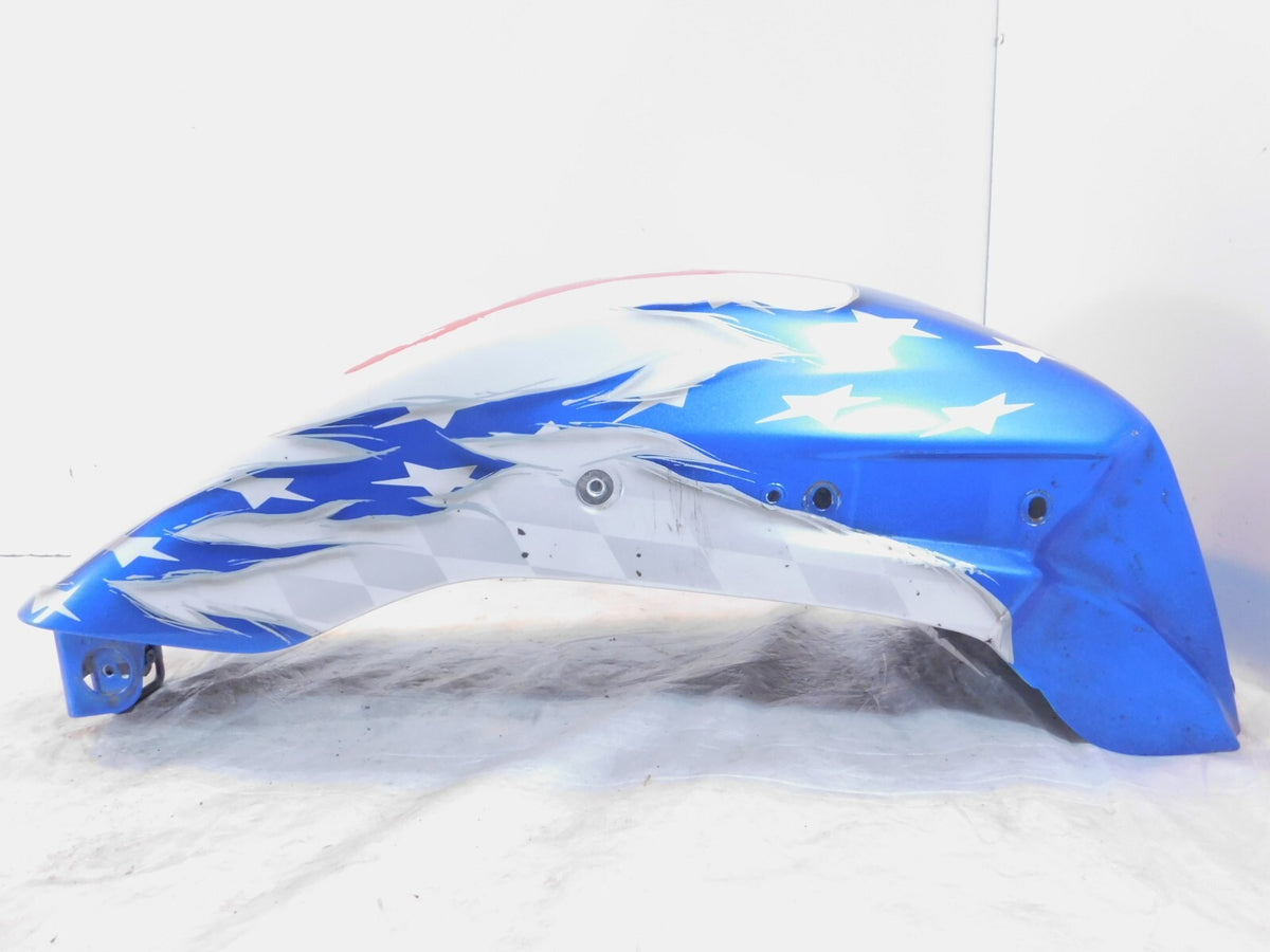 2007 Honda VTX1300 C VTX1300C Red White & Blue American Flag Rear Wheel Fender - C3 Cycle