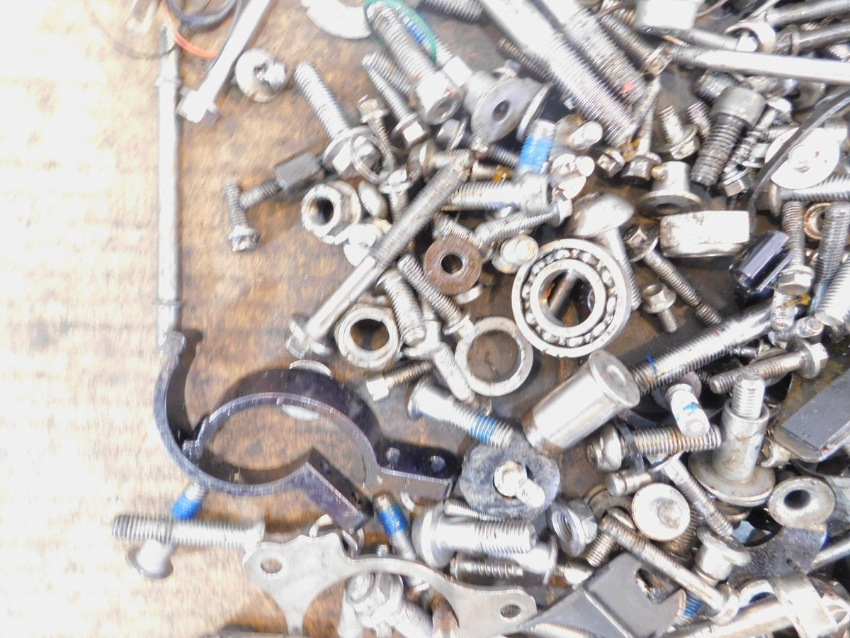 2013 13 Triumph Street Triple 675 Misc Nuts Bolts & Brackets Parts Box Lot - C3 Cycle