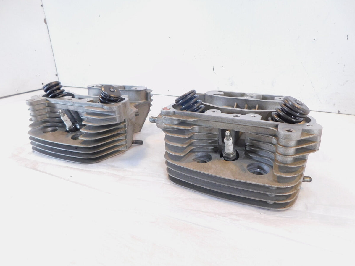 Harley Davidson Sportster 883 Hugger & Custom Silver Cylinder Heads w/ Valves - C3 Cycle