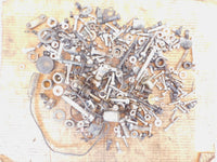 2013 13 Victory Boardwalk  Engine & Motor Nuts Bolts & Brackets Parts Box Lot - C3 Cycle