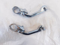 Harley Street & Electra Glide Adjustable Highway Footrest Footpeg Mount Brackets - C3 Cycle