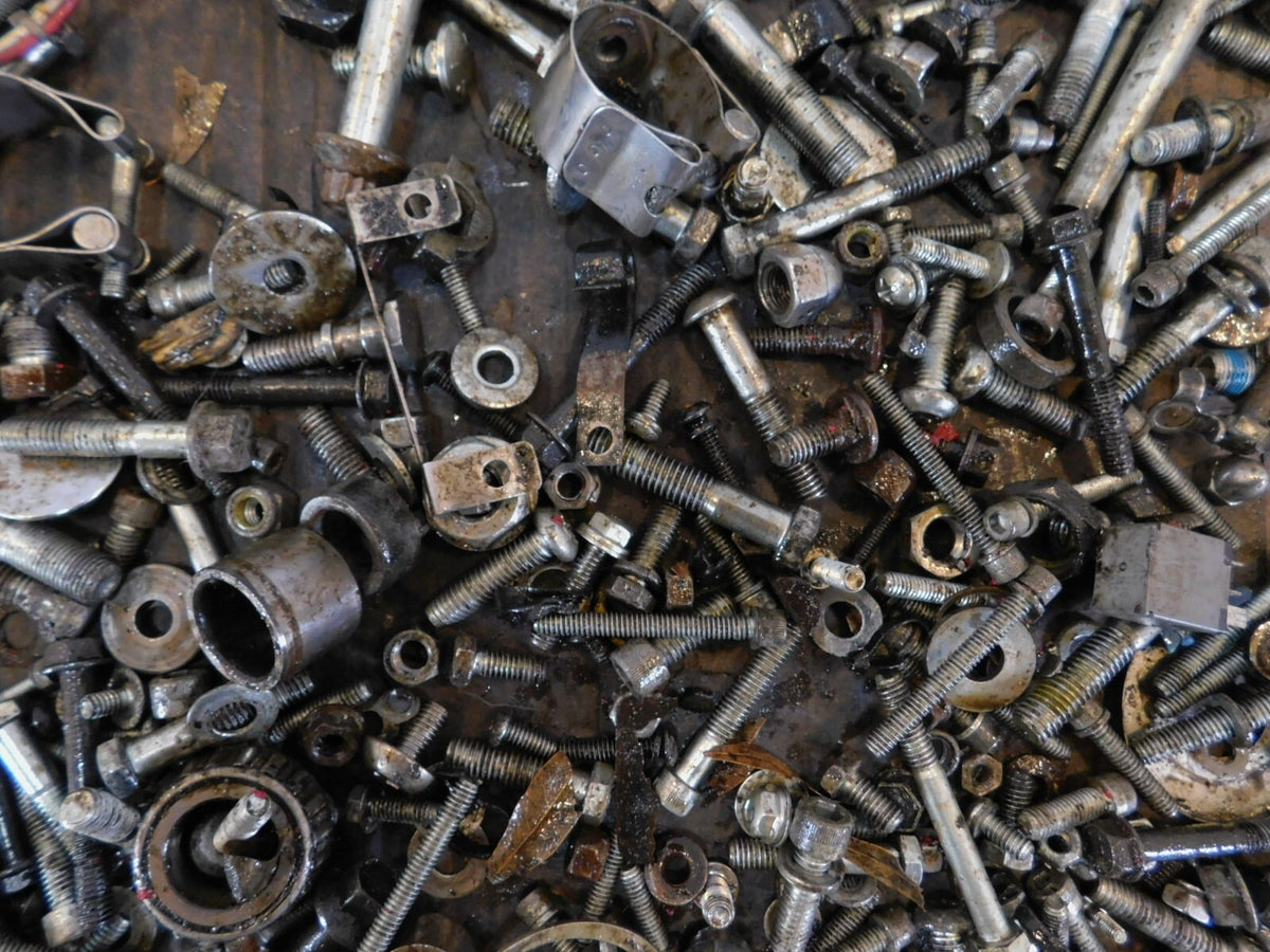 2001 Harley Davidson Dyna FXD Super Glide Engine Nut Bolt Brackets Parts Box Lot - C3 Cycle
