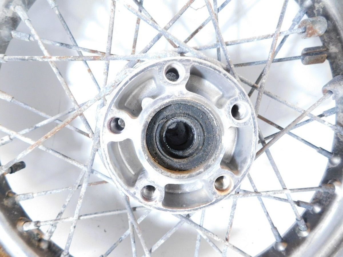 Harley Dyna Softail Sportster 883 1200 Chrome Laced Rear Wheel Rim & Tire -Rust - C3 Cycle