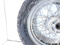 Harley Dyna Softail Sportster 883 1200 Chrome Laced Rear Wheel Rim & Tire -Rust - C3 Cycle