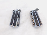 Harley Touring FXR Dyna Sportster & Softail Chrome & Rubber Footpegs Footrests