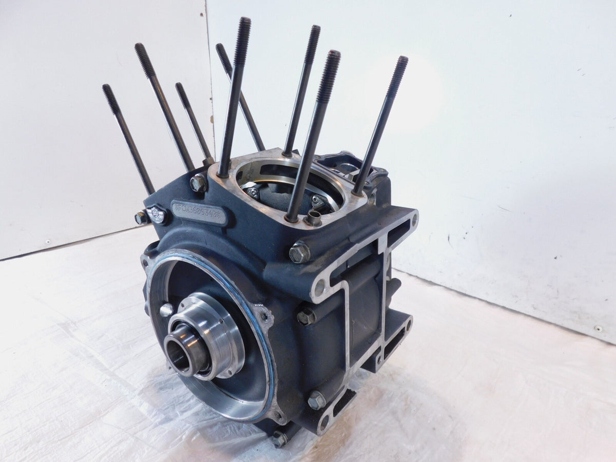 Harley Touring Electra Glide Dyna 100th Anniversary Crank Cases Crankcase Black - C3 Cycle