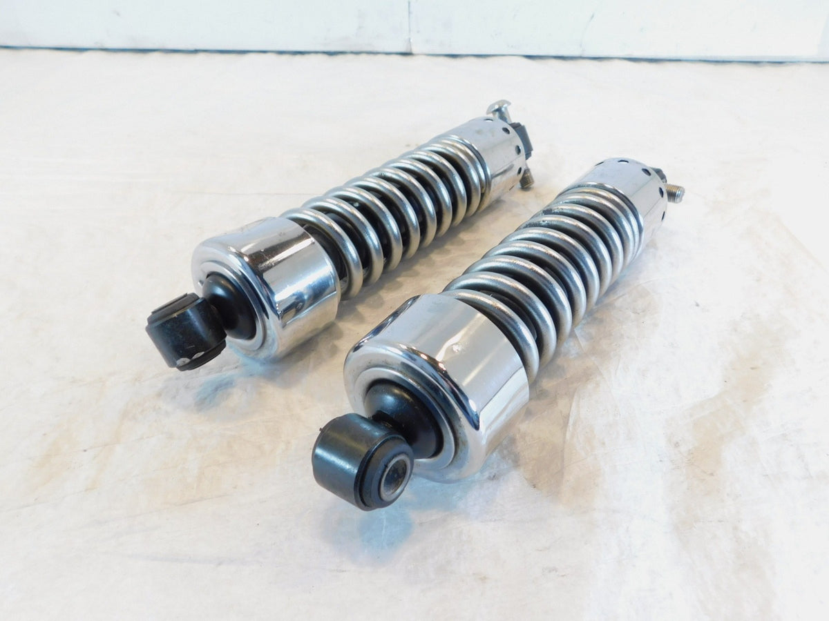 2001-2005 Harley Davidson Dyna FXDL Low Rider Chrome Rear Shock Absorbers - C3 Cycle