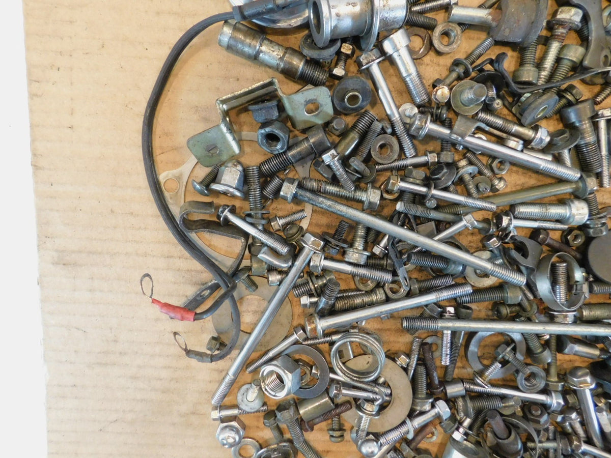 2000 00 Suzuki Intruder 800 VS800 Misc Nuts Bolts Bracket Hardware Parts Box Lot - C3 Cycle