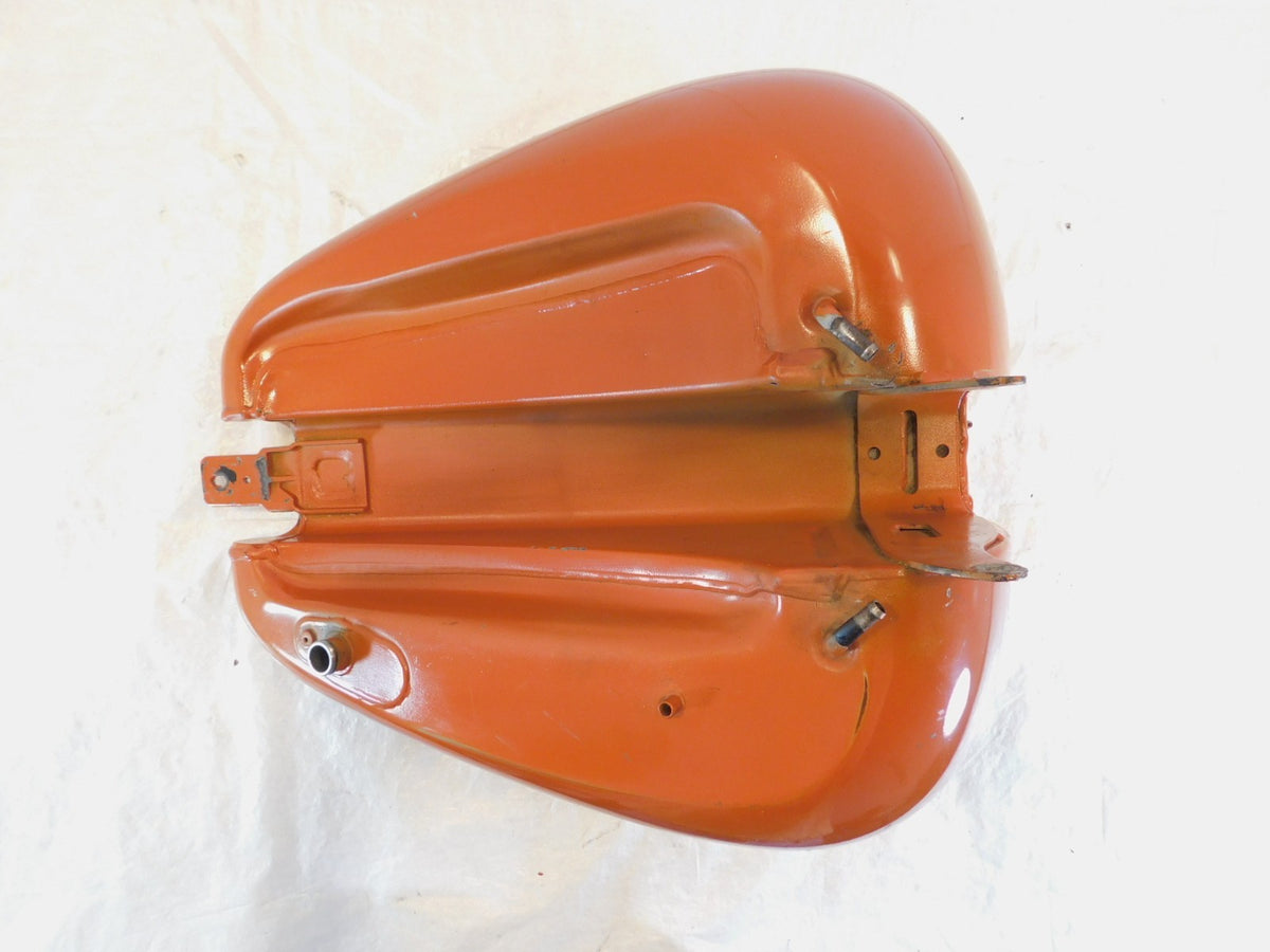 Harley Softail Heritage Classic Fatboy Orange Fuel Gas Petrol Tank Reservoir - C3 Cycle
