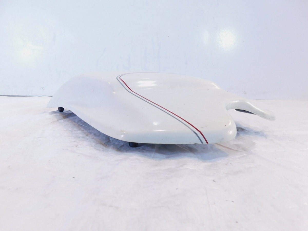 Harley Touring Road King Electra Glide Ultra Classic White Left Side Cover - C3 Cycle
