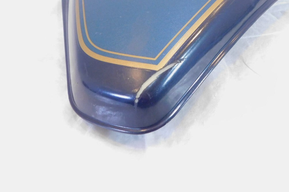 1980 80 Honda CB650 CB650C Custom Blue Right Side Cover Fairing Cowling Trim - C3 Cycle