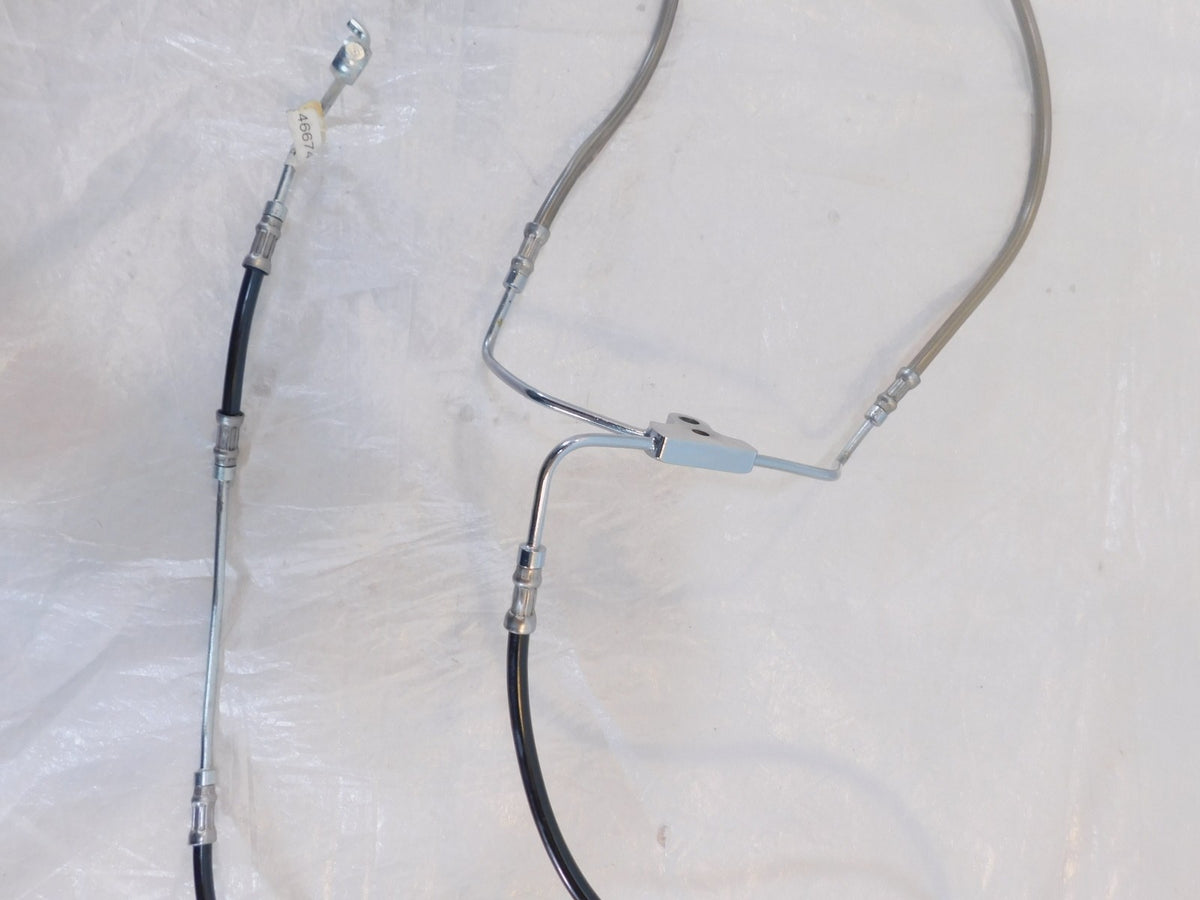 Harley Davidson Road King & Electra Glide Dual Disc Front ABS Brake Hose Lines - C3 Cycle