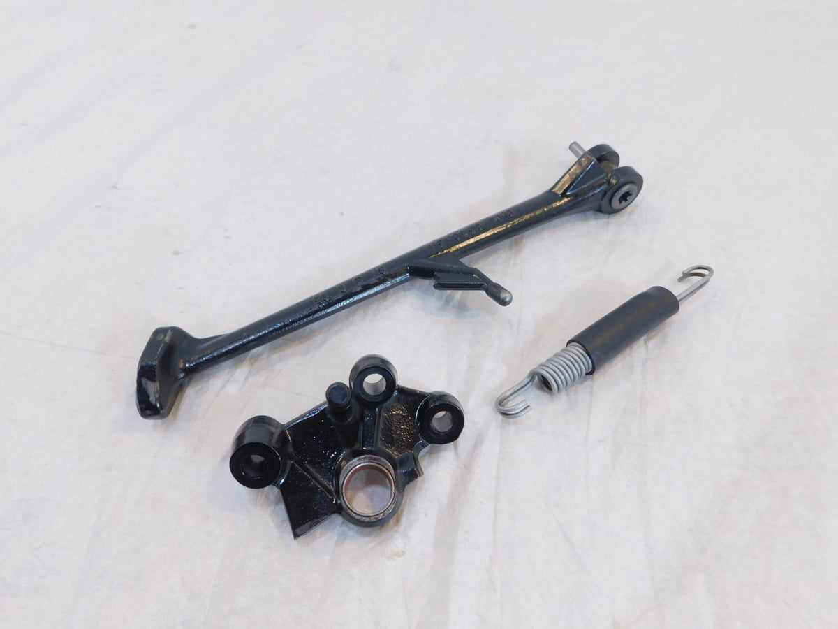 BMW F800 F800GT F800R Black Kick Side Stand Kickstand Sidestand Bracket & Spring - C3 Cycle