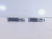 Harley Touring FXR Dyna Sportster Softail ISO Chrome & Rubber Footpegs Footrests - C3 Cycle