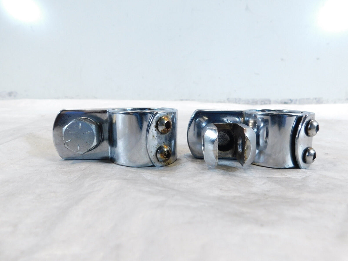 Harley Electra Glide & Road King Highway Footrest Footpeg Mount Clamp Brackets