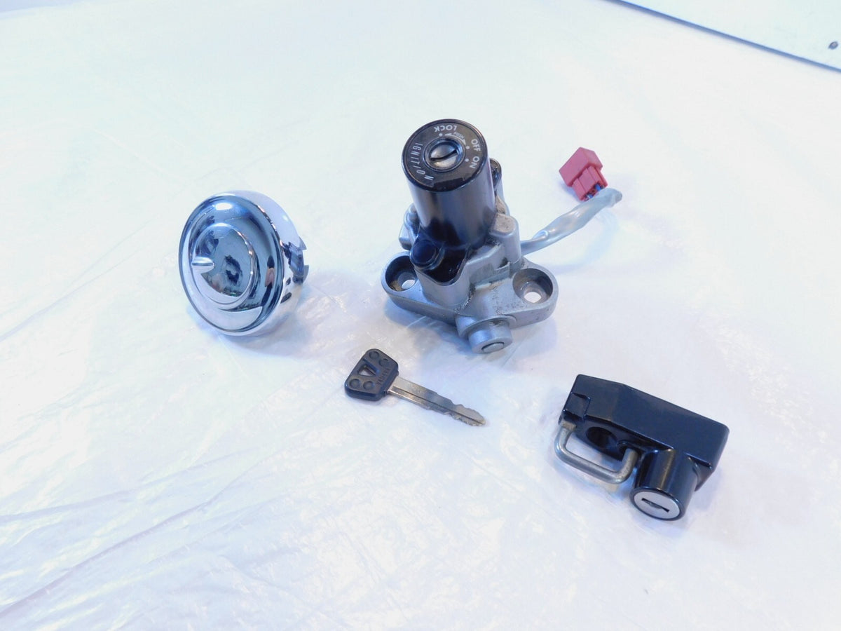 Yamaha V-Star 650 & 1100 Ignition Switch & Fuel Tank & Storage Lock Set w/ Key - C3 Cycle